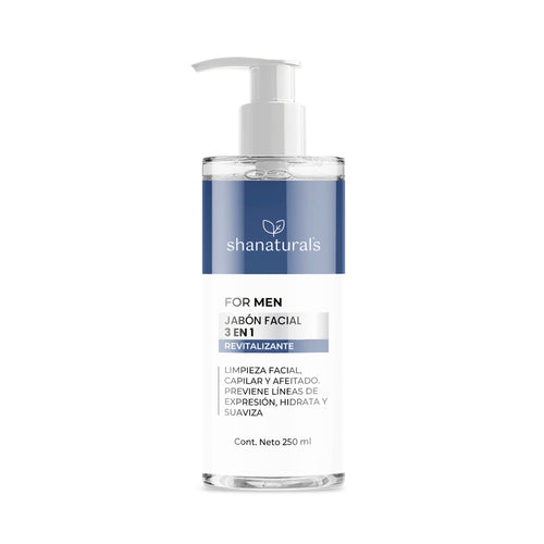 Jabón Facial Revitalizante 3 en 1 For Men 250 ml