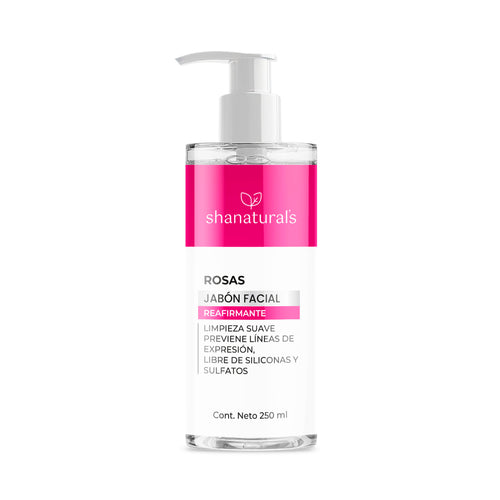 Jabón Facial Reafirmante Rosas 250 ml