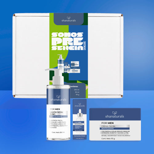 Kit Línea Facial For Men Revitalizante - Shanatural's