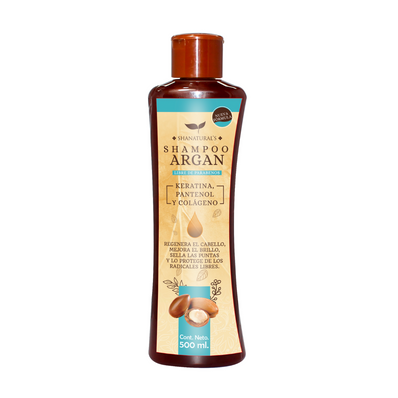 Shampoo, Shanaturals, shampoo de caballo, cabello, cabello sano, natural, brillo, sedosidad, cuidado capilar, cuidado del cabello, keratina, argan, pantenol, colageno, puntas abiertas, regenera el cabello, antifrizz, desenreda, reparador de puntas secas