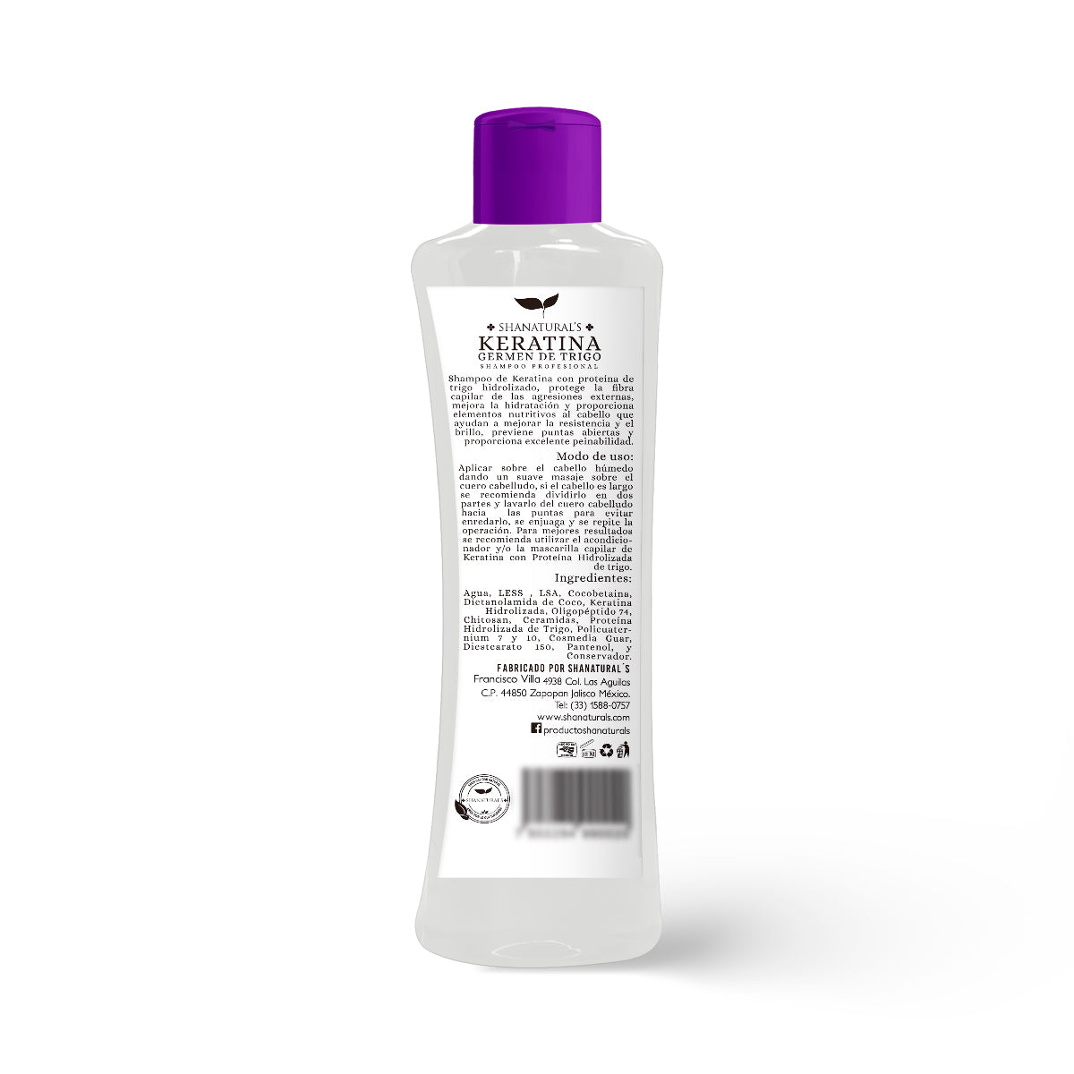 Shampoo Profesional Keratina - Shanatural's