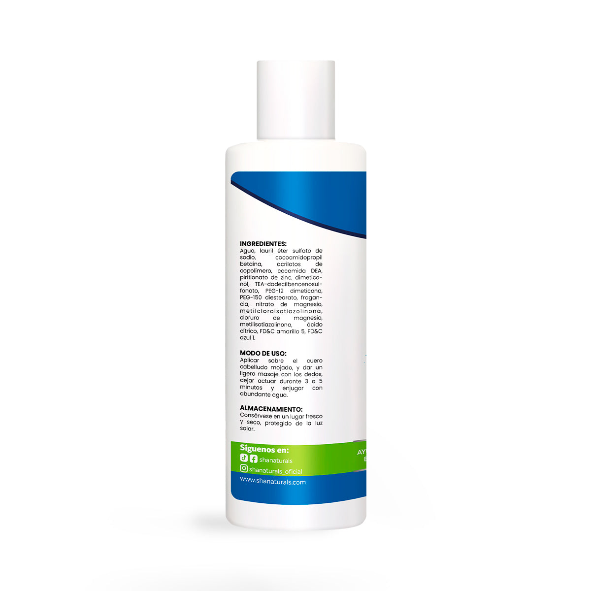 Shampoo Anticaspa 2 en 1 - Shanatural's