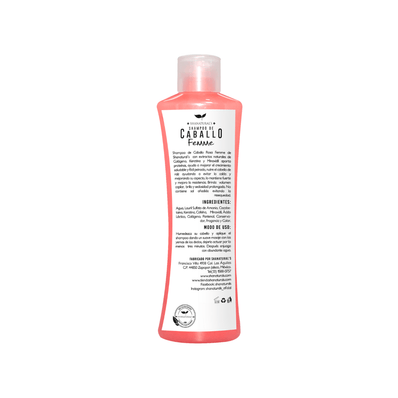 Shampoo, Shanaturals, shampoo de caballo, cabello, cabello sano, natural, brillo, sedosidad, cuidado capilar, cuidado del cabello, crecimiento, anticaida, cuero cabelludo, higiene personal, colageno, keratina, cafeina, minoxidil, sin siliconas, sin sales
