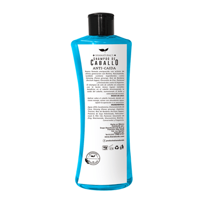 Shampoo, Shanaturals, shampoo de caballo, cabello, cabello sano, natural, brillo, sedosidad, cuidado capilar, cuidado del cabello, anticaida, cuero cabelludo, biotina, arginina, soya, ginsen, shampoo men, higiene personal, antiedad