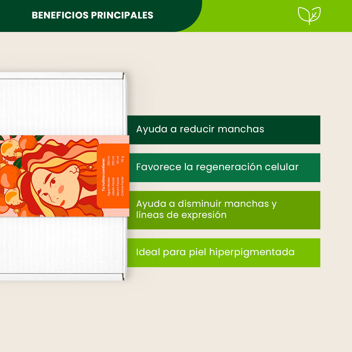 Kit Línea Facial Despigmentante - Shanatural's