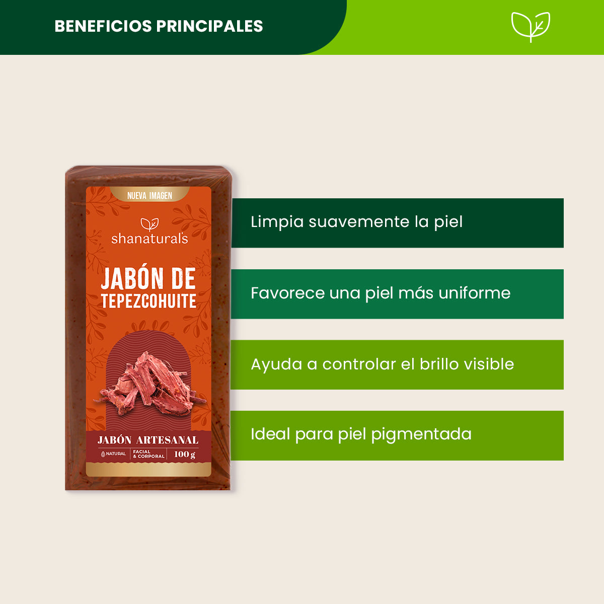 Jabón Tepezcohuite - Shanatural's