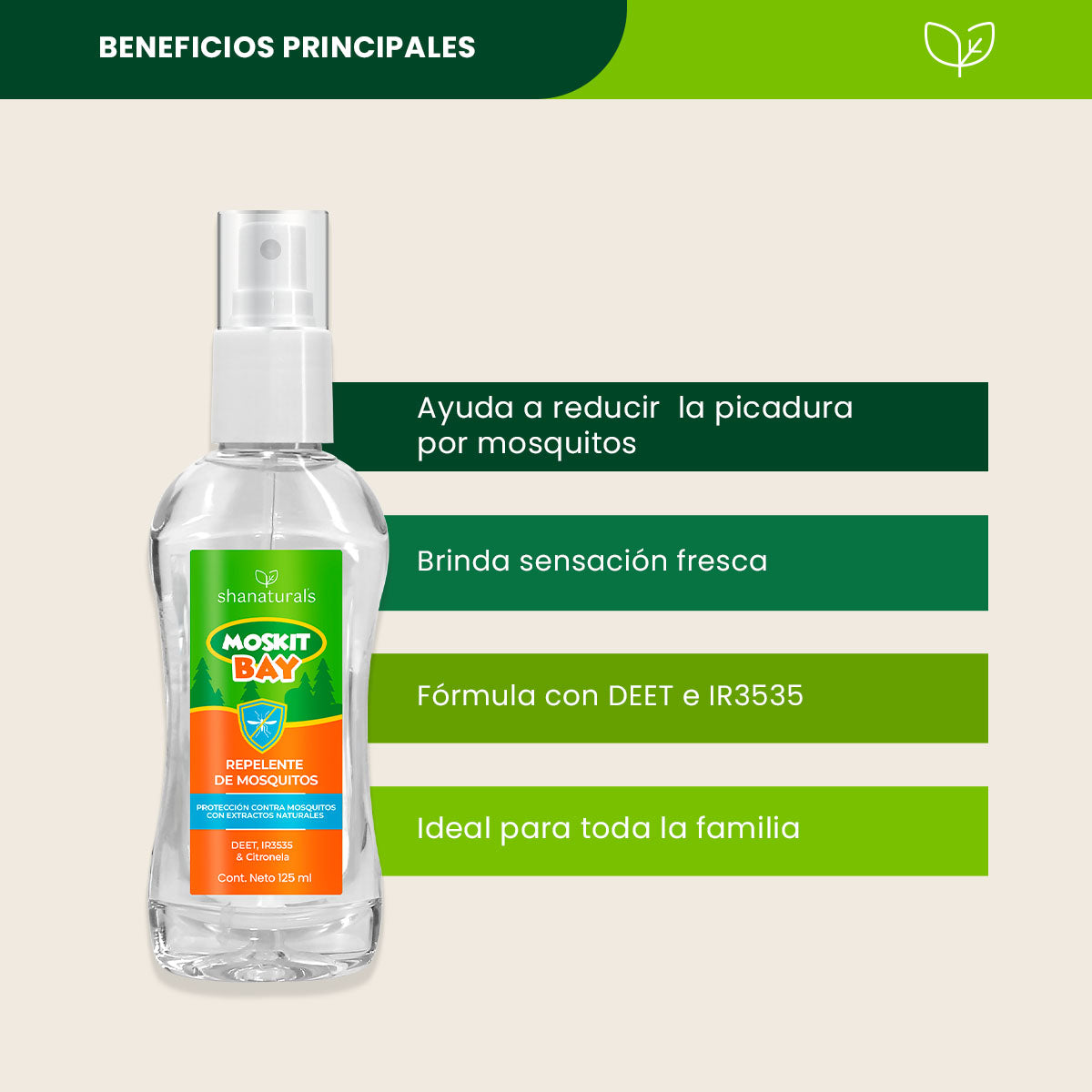Moskit Bay 125 ml  - Shanatural's