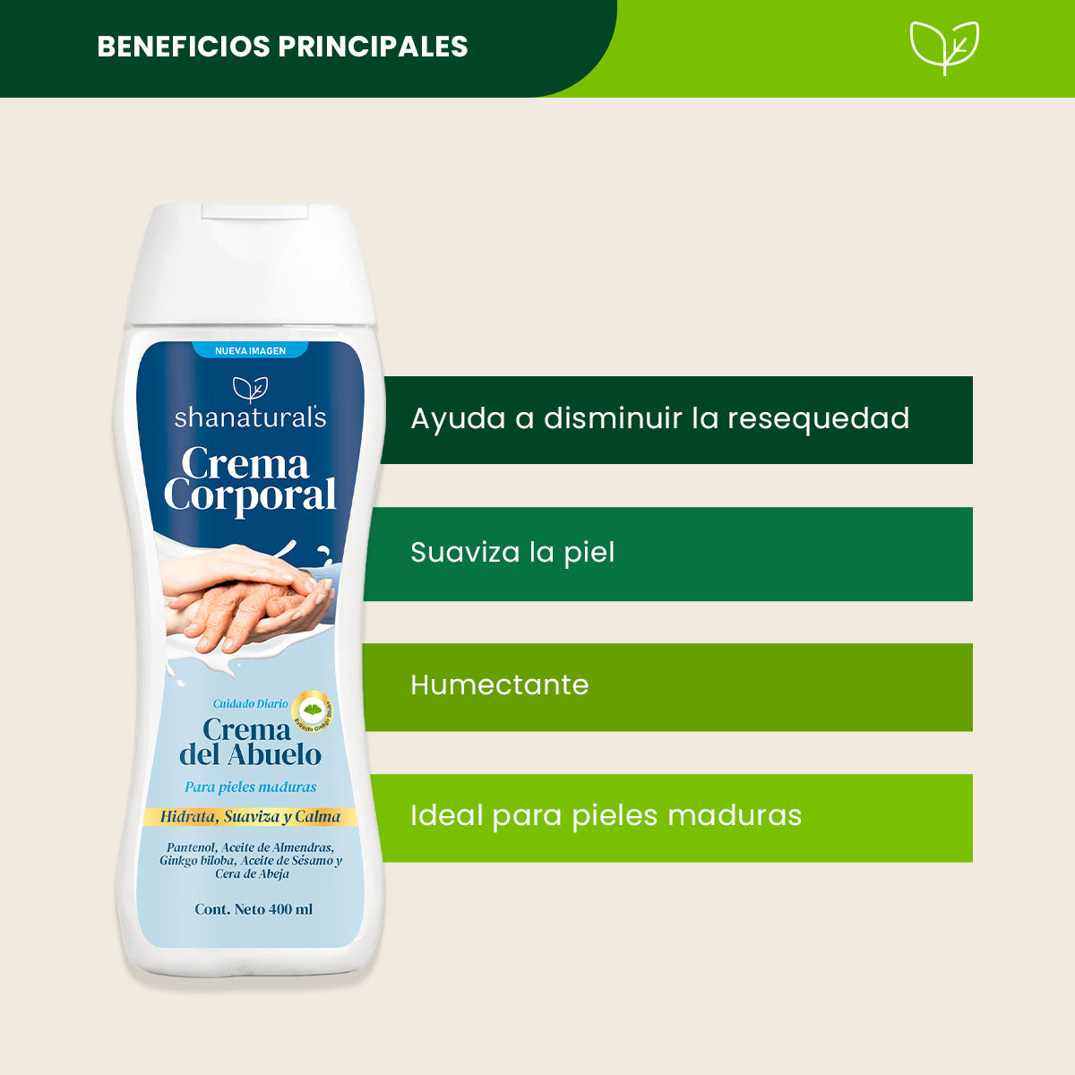 Crema Corporal Del Abuelo - Shanatural's