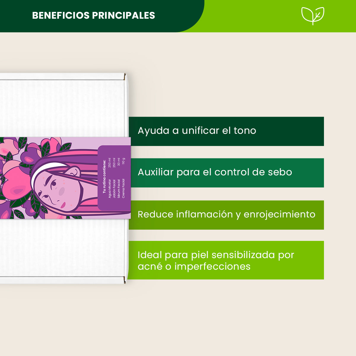 Kit Línea Facial Piel Sensible - Shanatural's