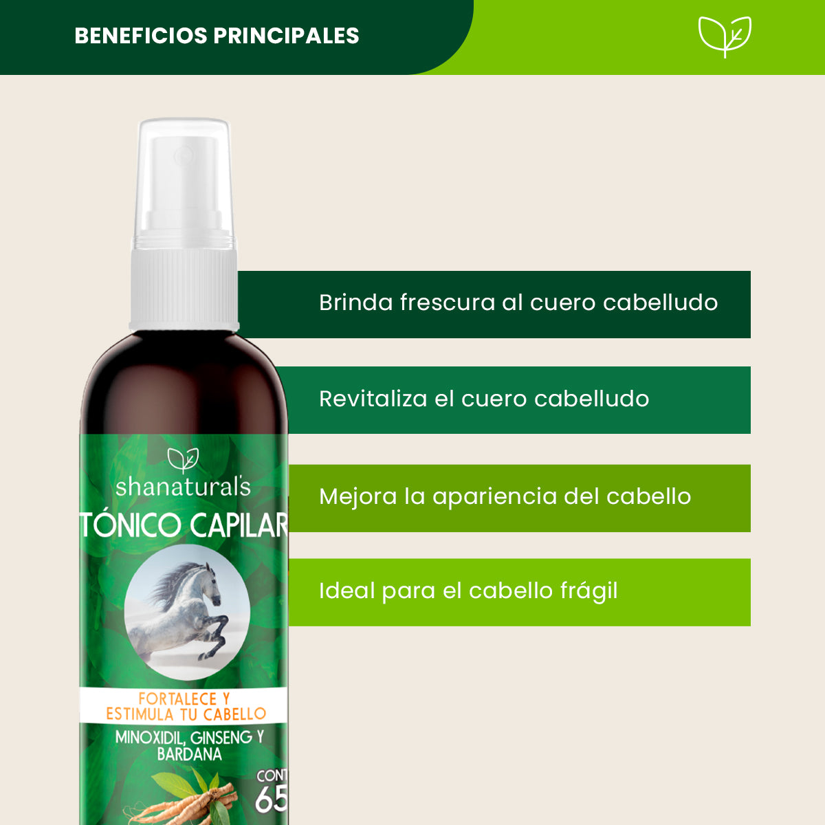 Tónico Minoxidil - Shanatural's