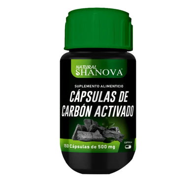 Shanaturals, shanova, suplemento alimenticio, carbon activado, capsulas de carbon, digestión, sistema digestivo, comida mexicana, indigestion, inflamación intestinal, gases