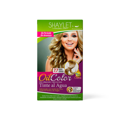 Tinte Color 7.7 Rubio Dorado - Shaylet