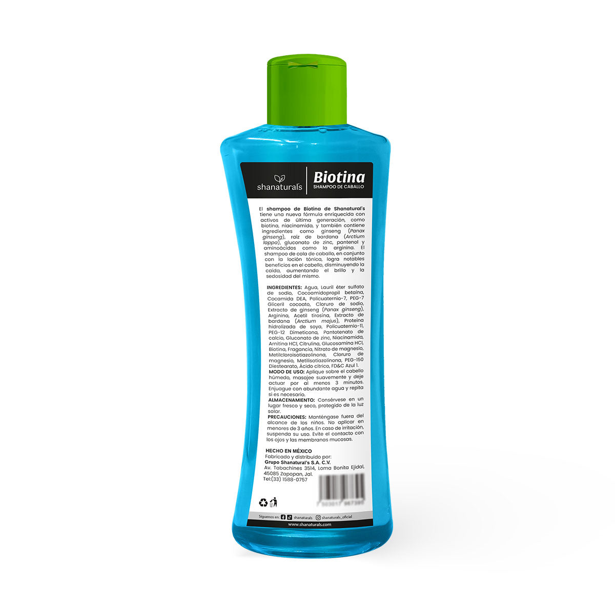 Shampoo Caballo Biotina - Shanatural's