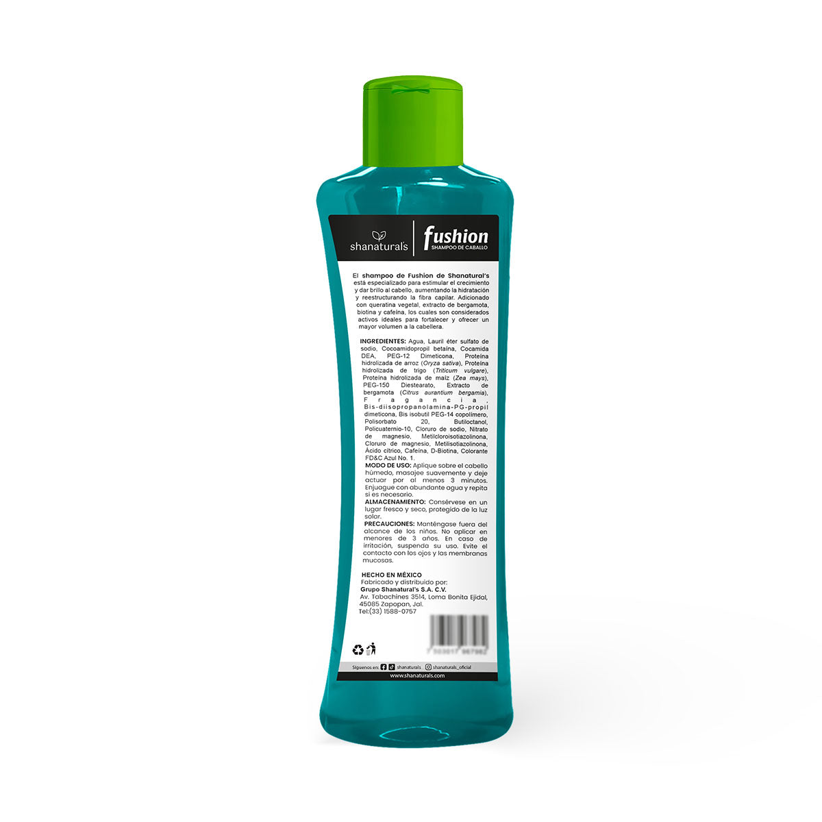 Shampoo Caballo Fushion Bergamota - Shanatural's