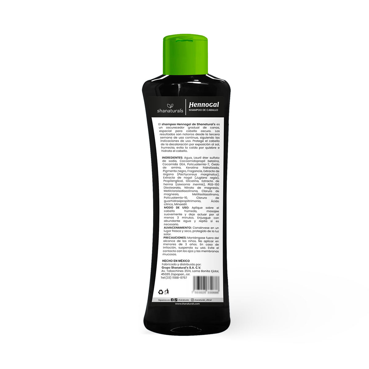 Shampoo Caballo Hennogal - Shanatural's