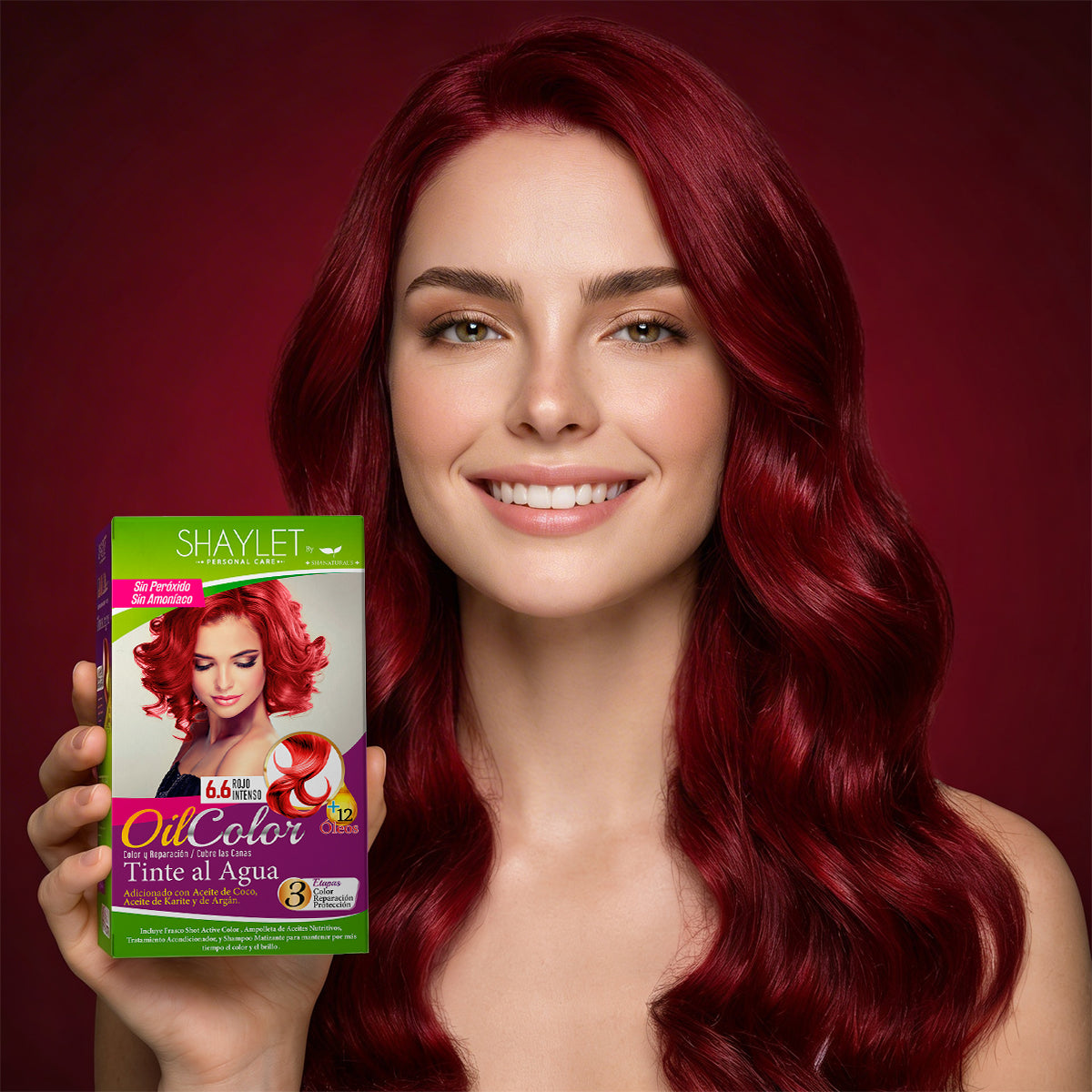 Tinte Color 6.6 Rojo Intenso - Shaylet