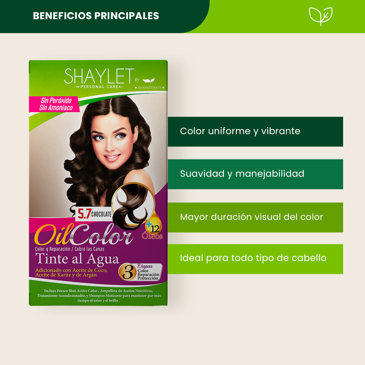Tinte Color 5.7 Chocolate - Shaylet