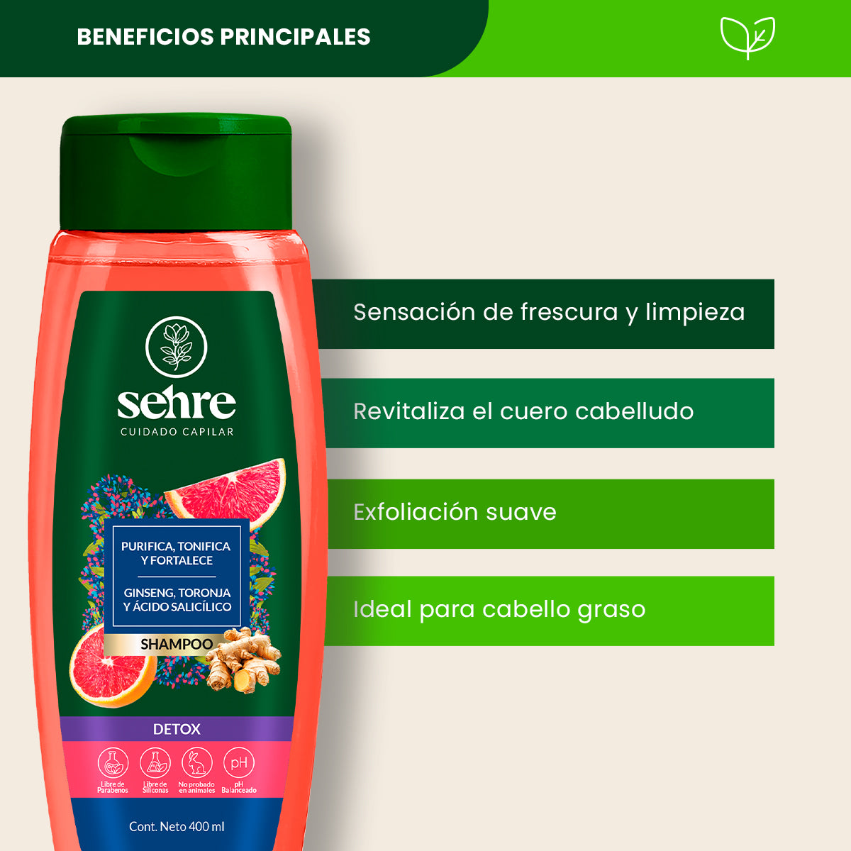 Shampoo Detox - Sehre