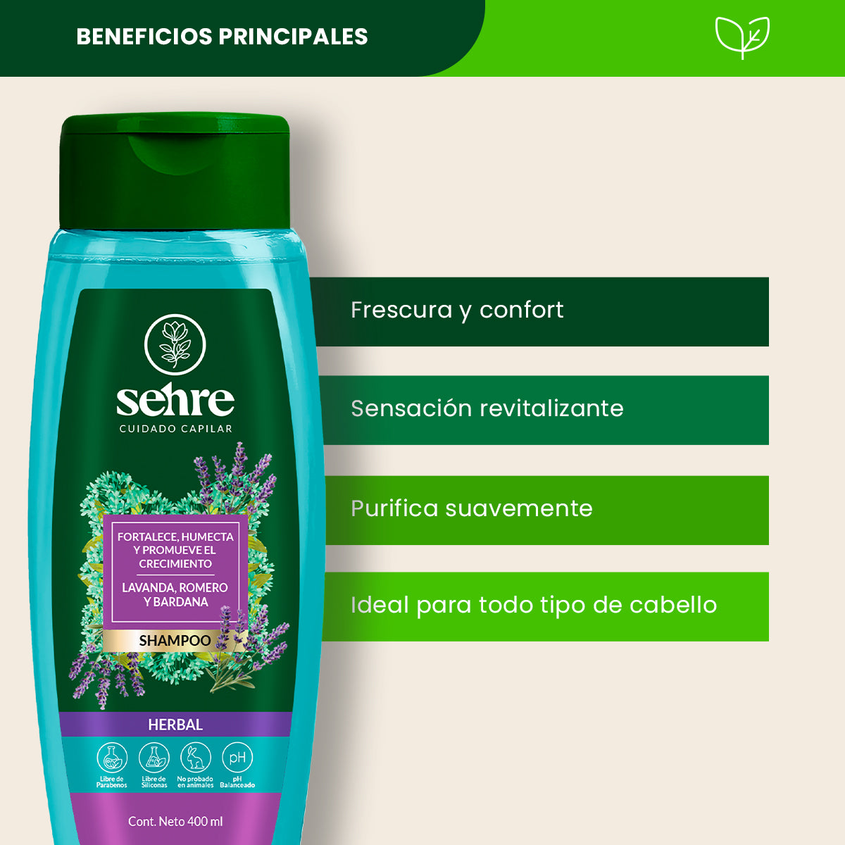 Shampoo Herbal - Sehre