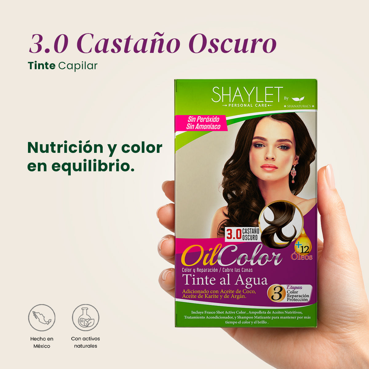 Tinte Color 3.0 Castaño Oscuro - Shaylet