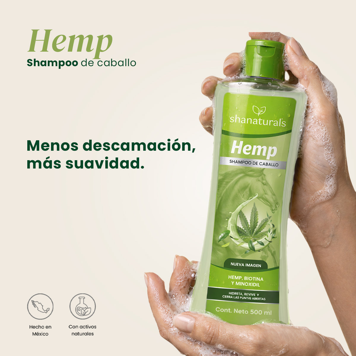 Shampoo Caballo Hemp - Shanatural's