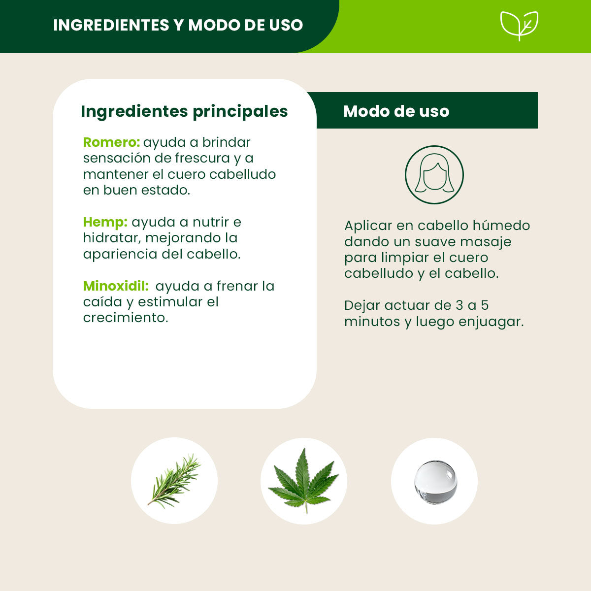 Shampoo Caballo Romero Herbs - Shanatural's