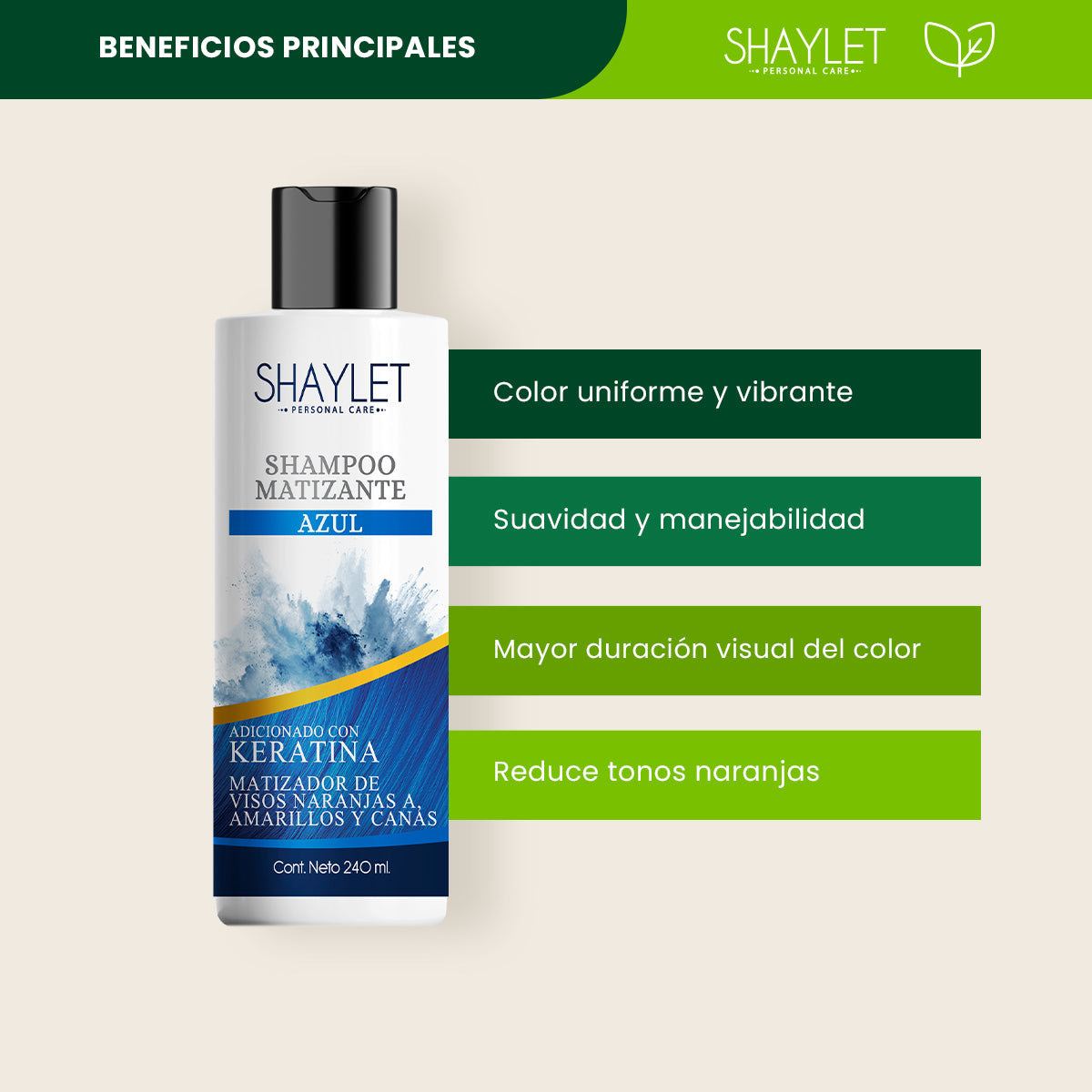 Shampoo Matizante Azul - Shaylet