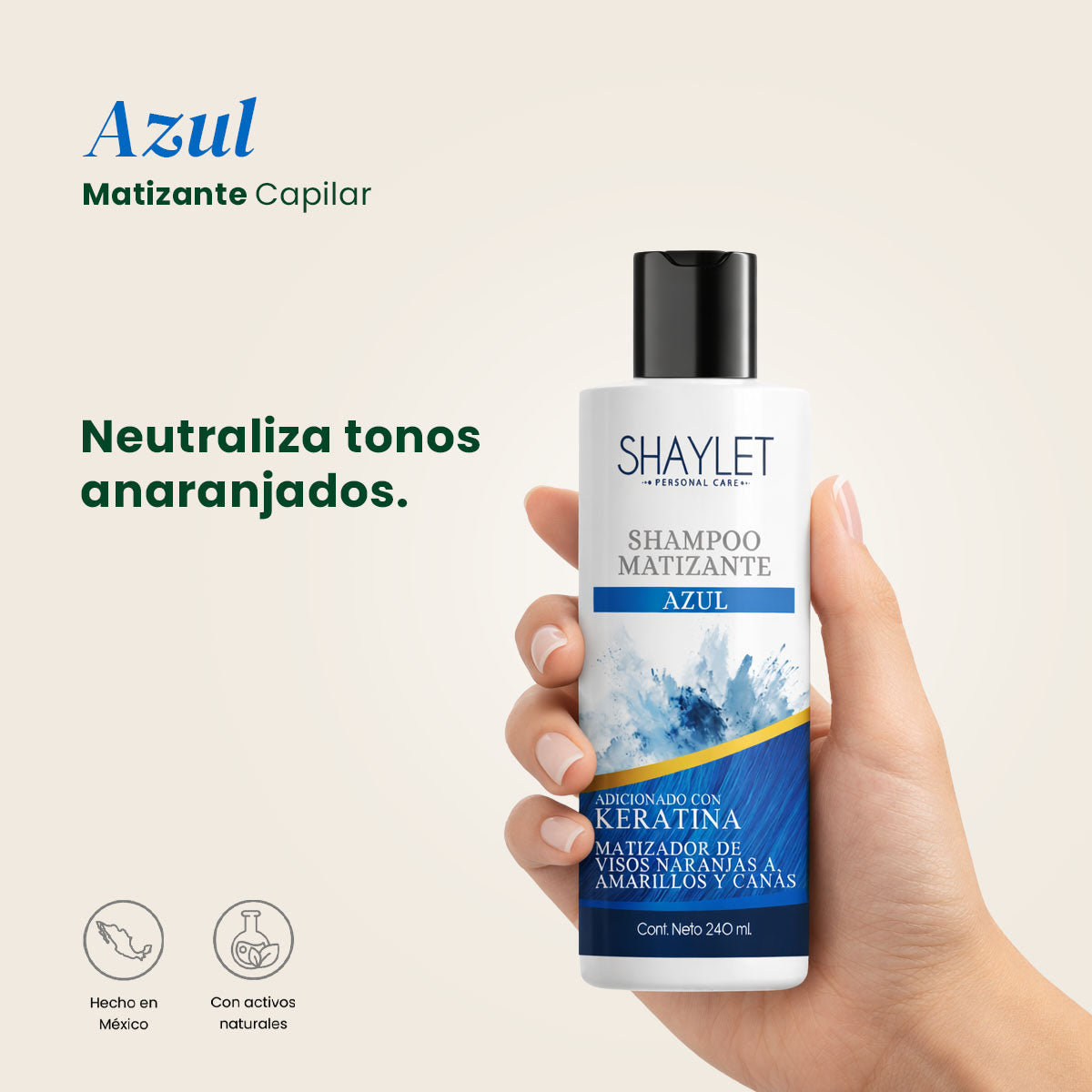 Shampoo Matizante Azul - Shaylet