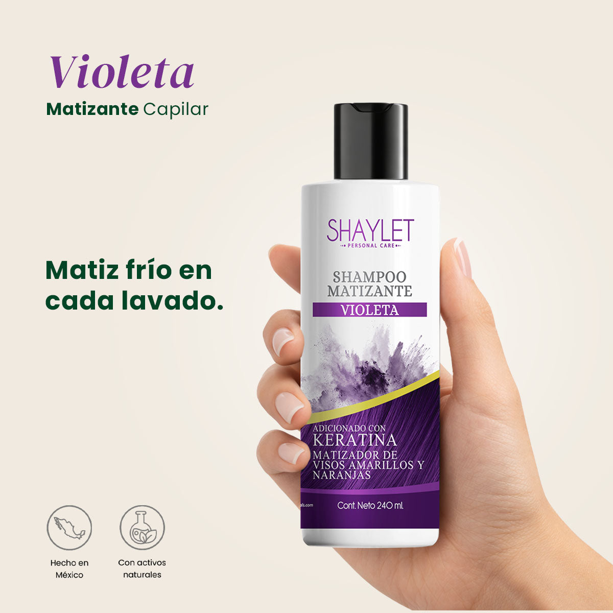 Shampoo Matizante Violeta - Shaylet