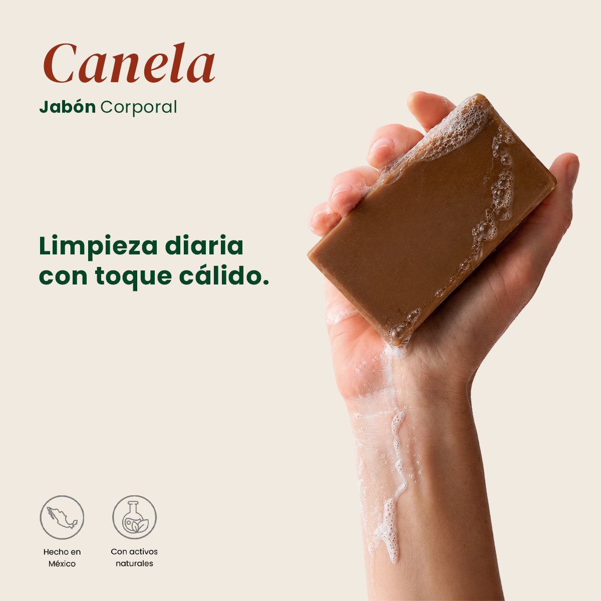 Jabón Canela - Shanatural's