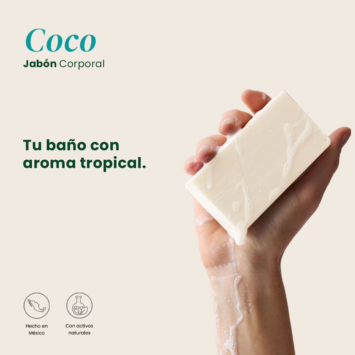 Jabón Coco - Shanatural's