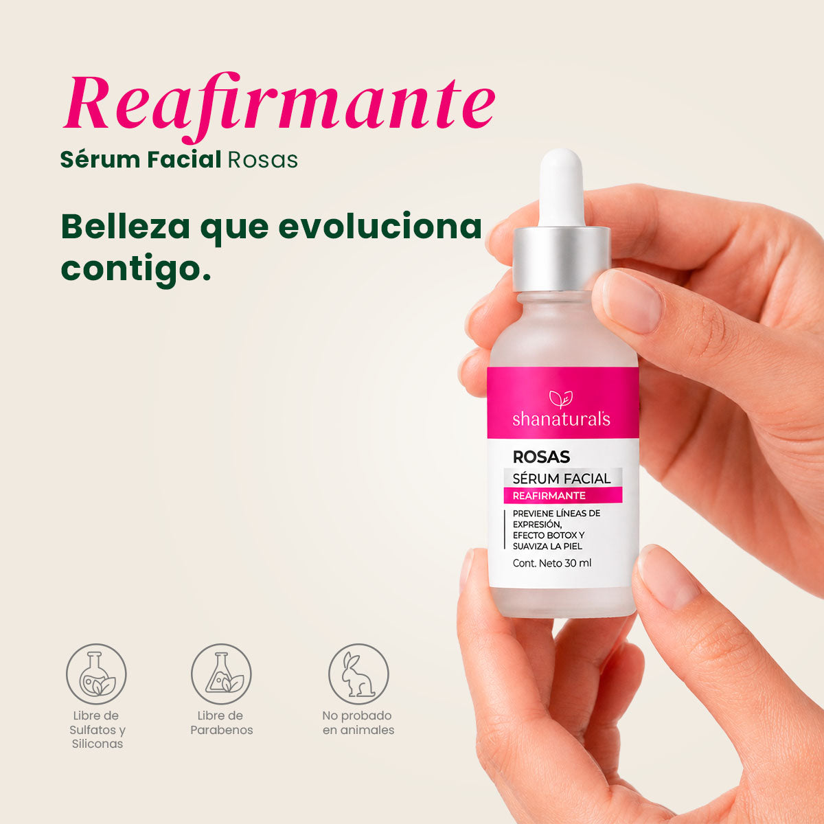 Sérum Facial Reafirmante - Shanatural's