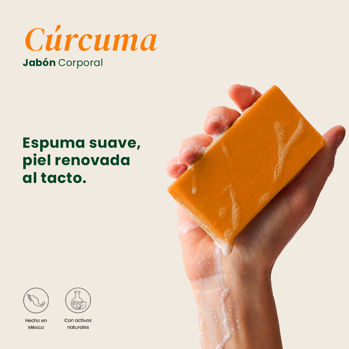 Jabón Cúrcuma - Shanatural's