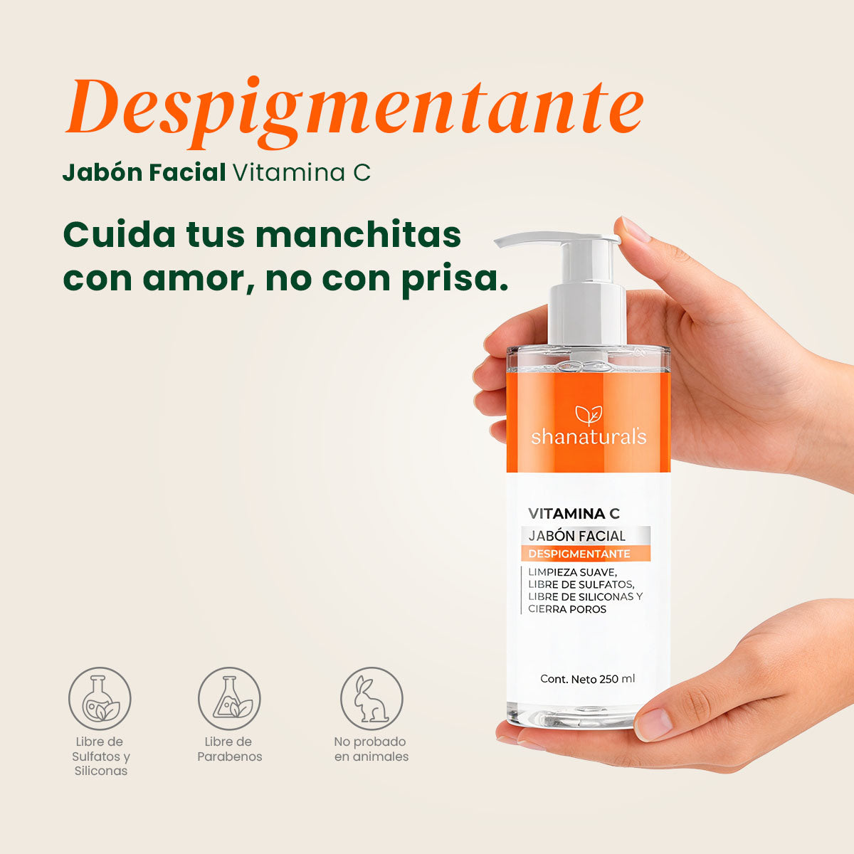 Jabón Facial Despigmentante - Shanatural's