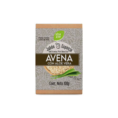 Jabón Esponja Avena y Aloe Vera - Shanatural's