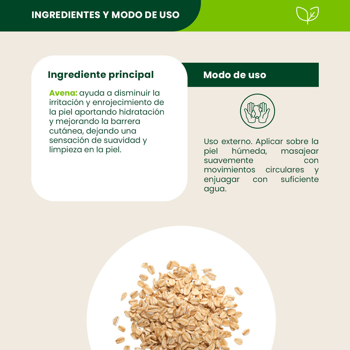 Jabón Avena - Shanatural's