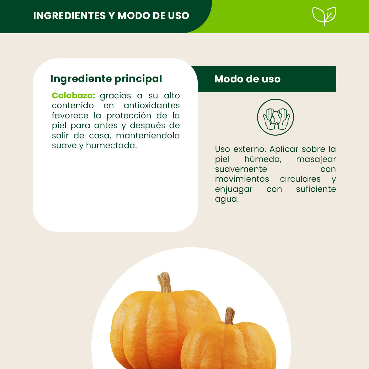 Jabón Calabaza - Shanatural's