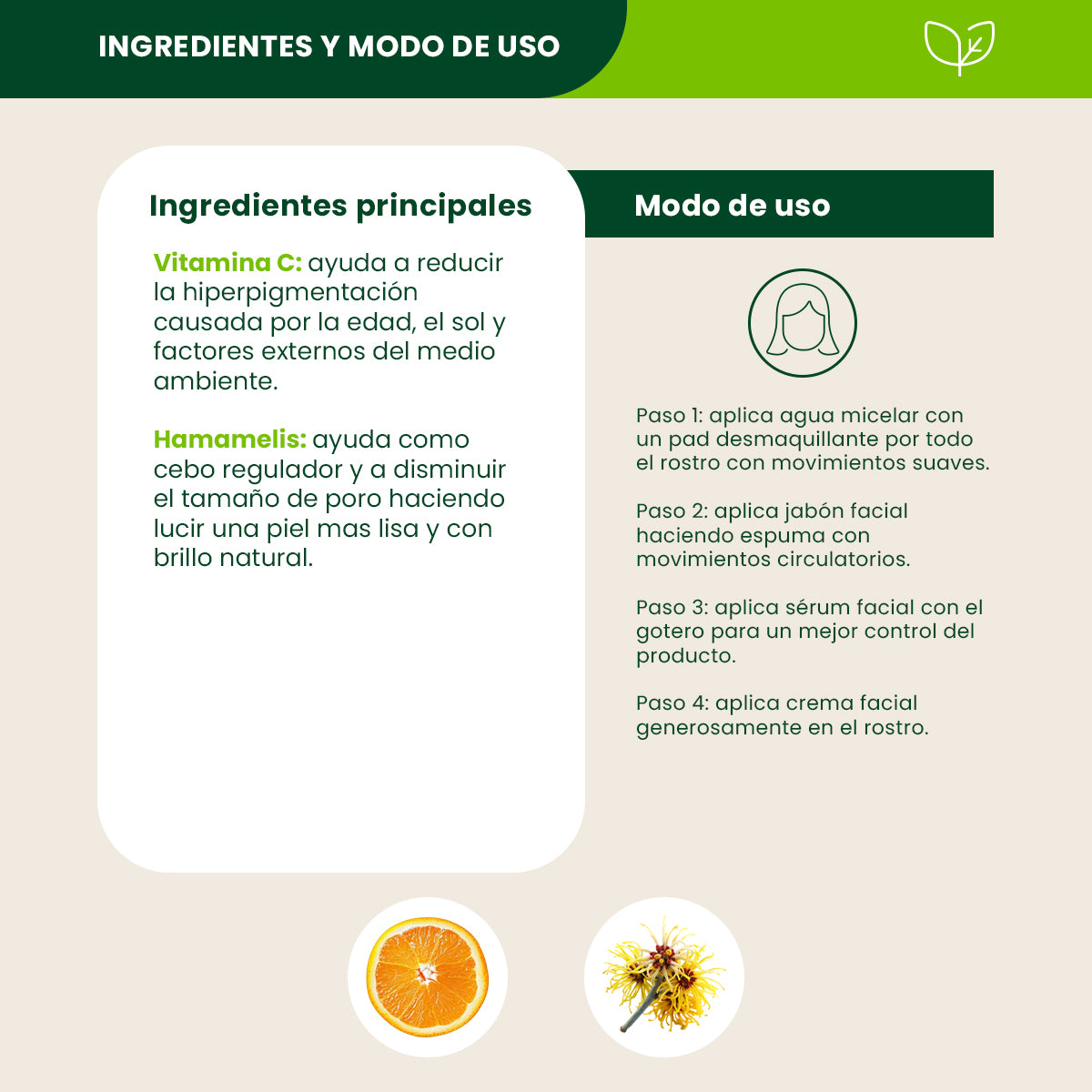 Kit Línea Facial Despigmentante - Shanatural's