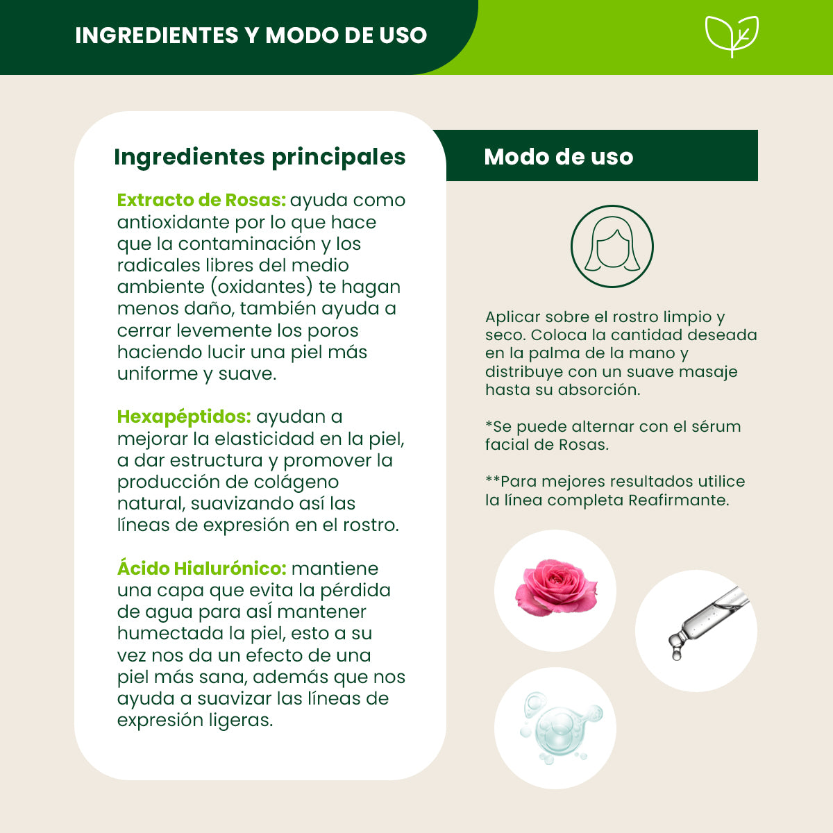 Crema Facial Reafirmante - Shanatural's