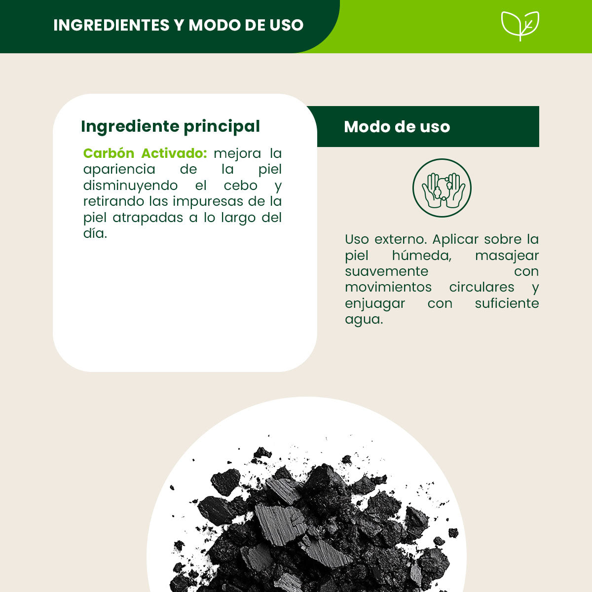 Jabón Carbón Activado - Shanatural's