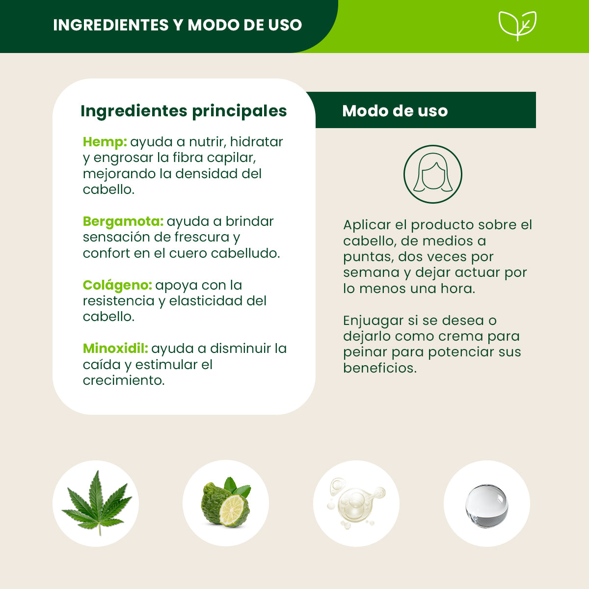 Gel Capilar Forte Hemp - Shanatural's