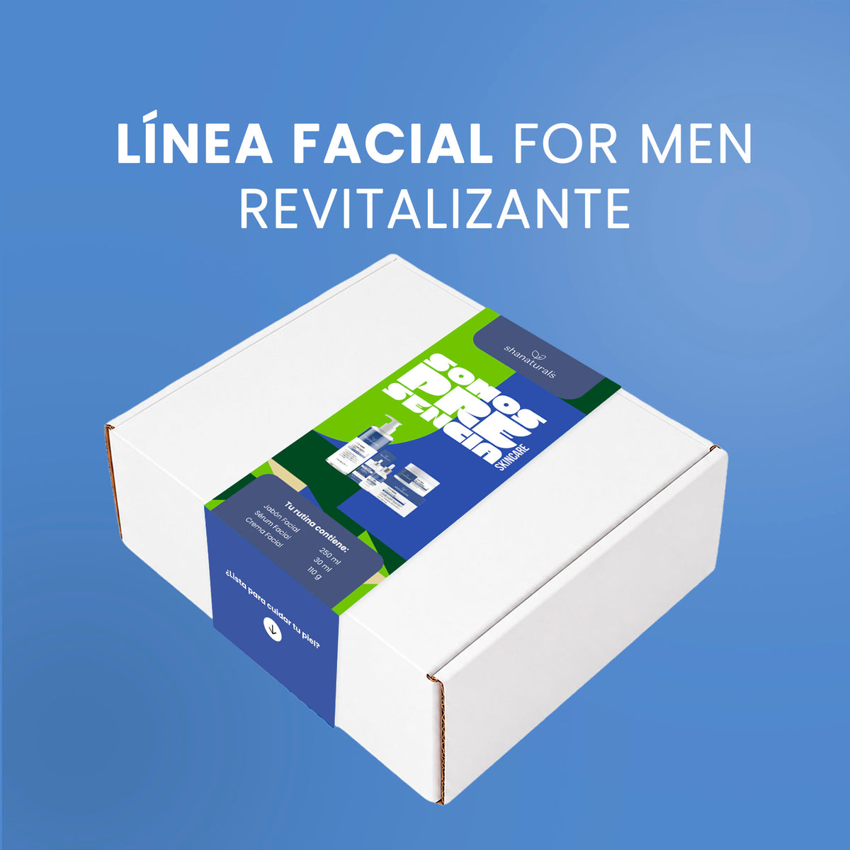 Kit Línea Facial For Men Revitalizante - Shanatural's