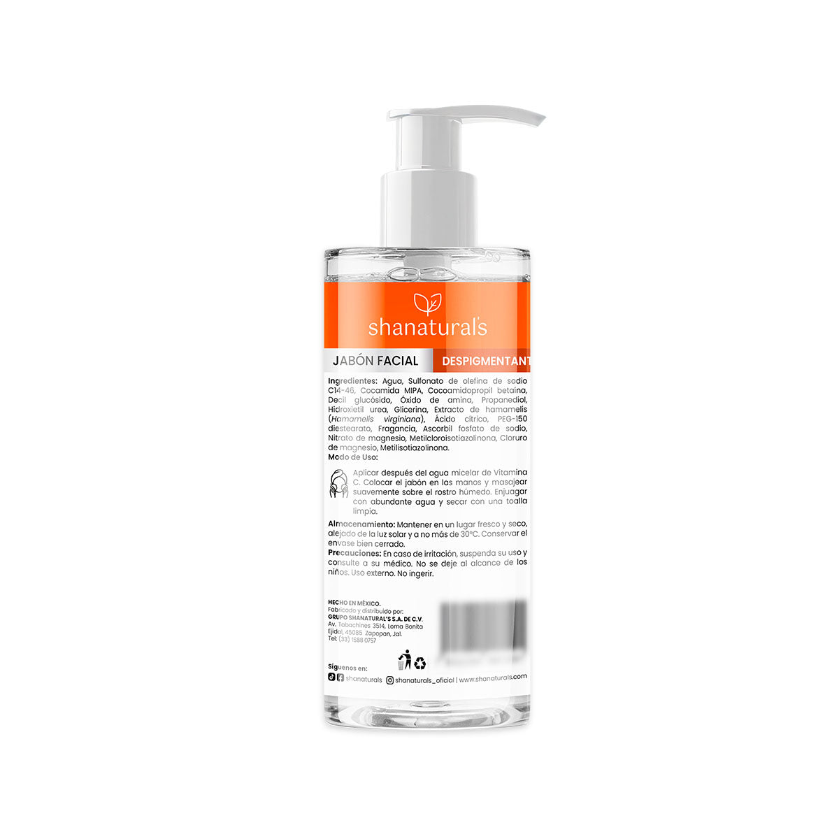 Jabón Facial Despigmentante - Shanatural's