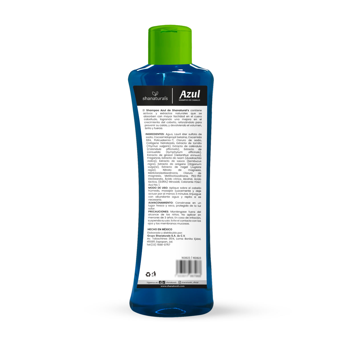 Shampoo de Caballo Azul 500 ml