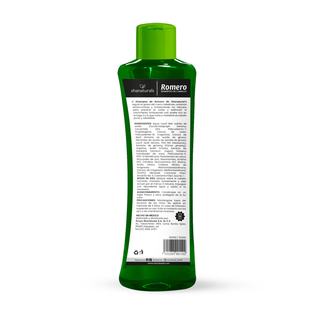 Shampoo de Caballo Herbs Romero 500 ml