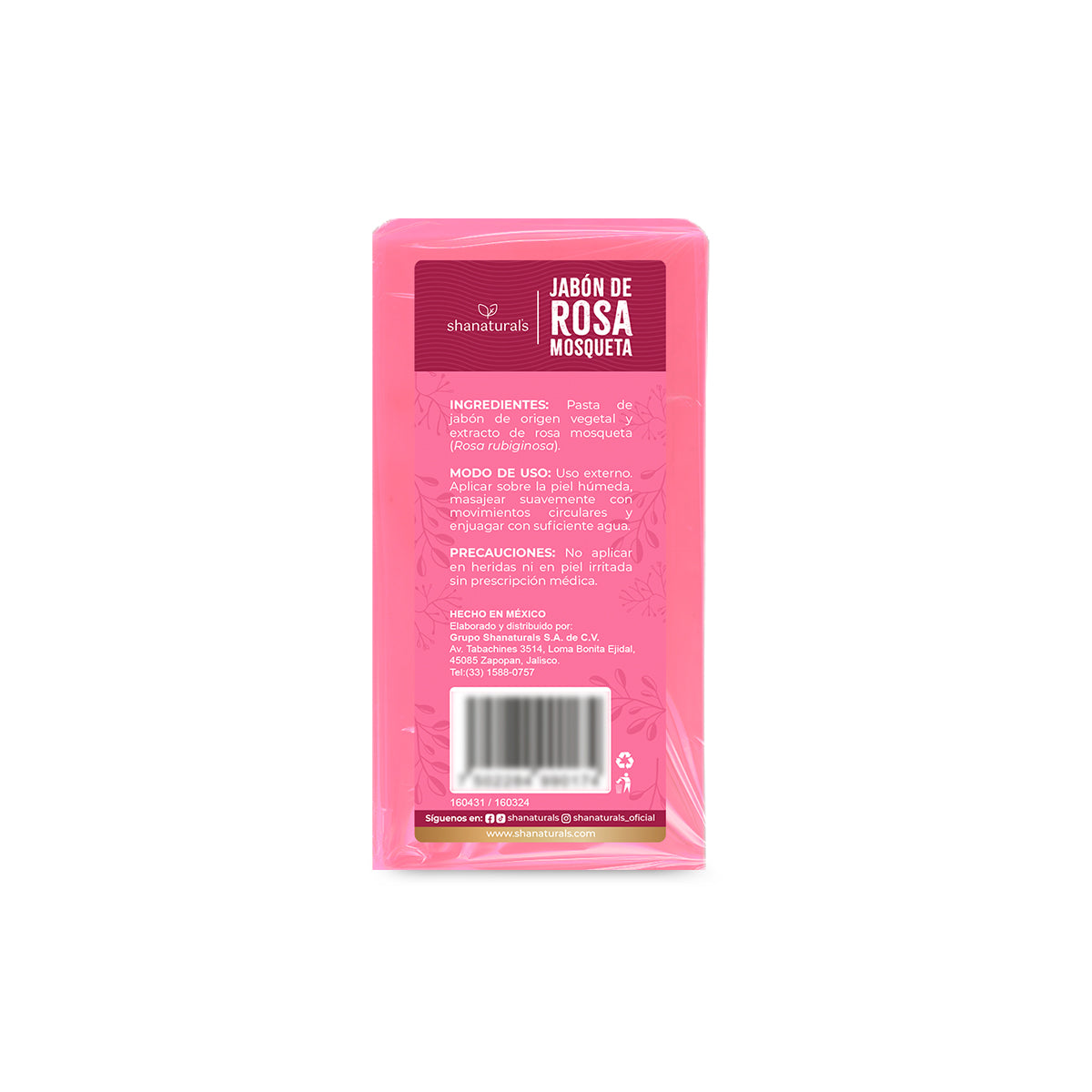 Jabón Rosa Mosqueta - Shanatural's