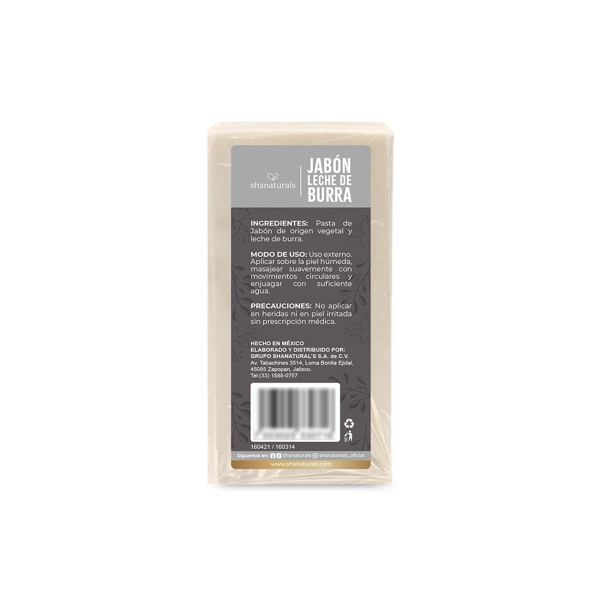 Jabón Leche de Burra - Shanatural's