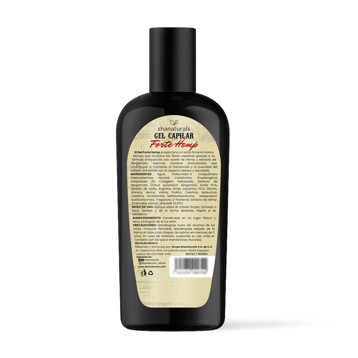 Gel Capilar Forte Hemp Minoxidil 250 ml