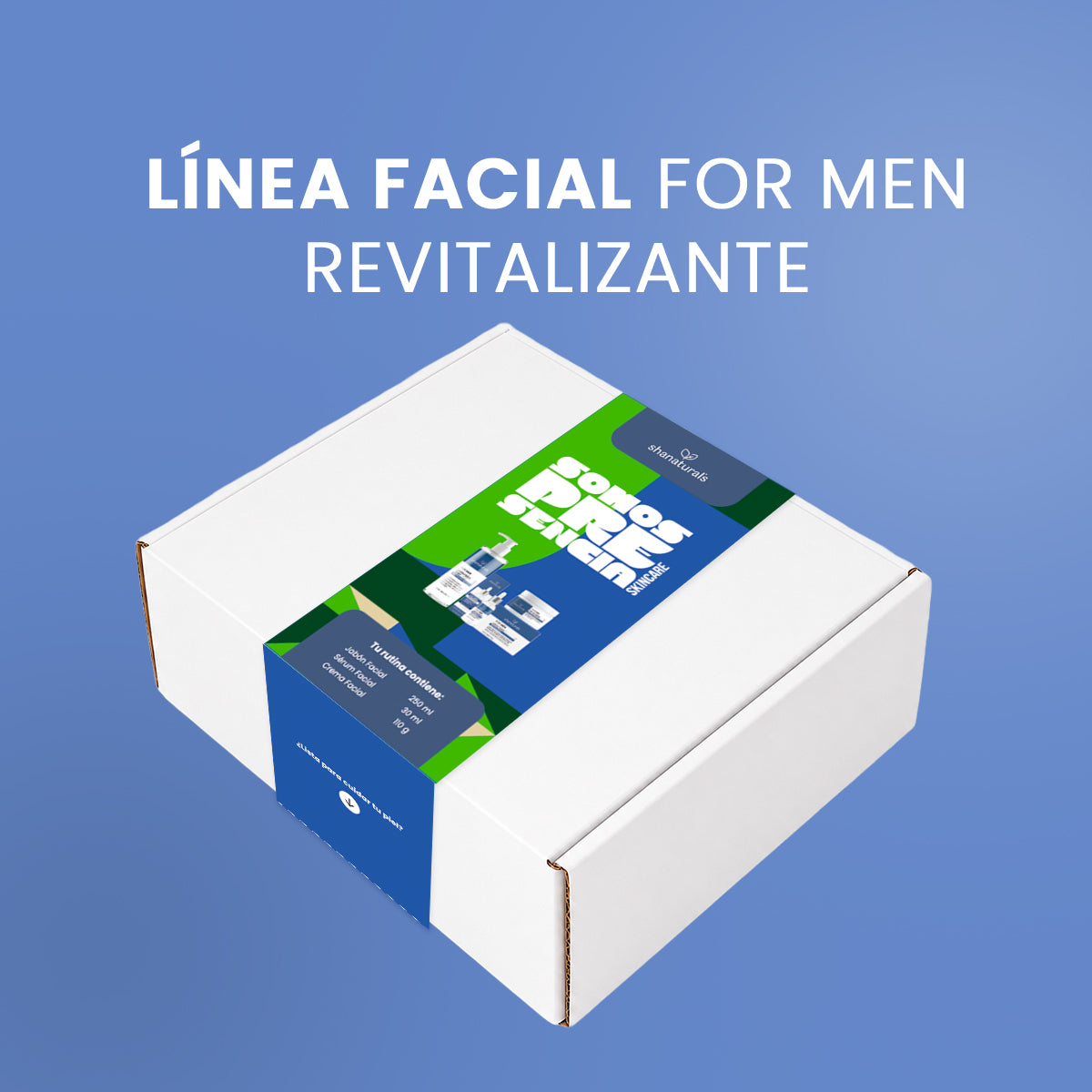 Kit Línea Facial For Men Revitalizante - Shanatural's
