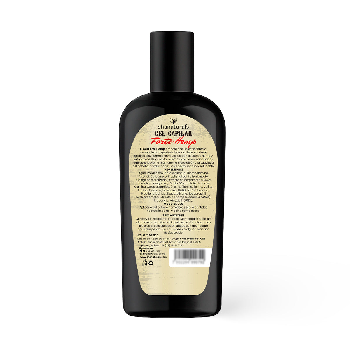 Gel Capilar Forte Hemp - Shanatural's